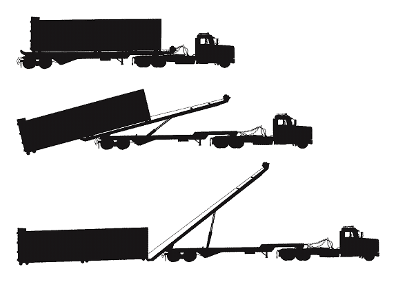 Coastal Rolloff container delivery diagram.